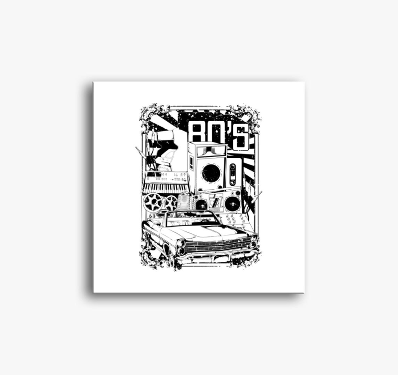 Klasszikus 80-as évek vászonkép