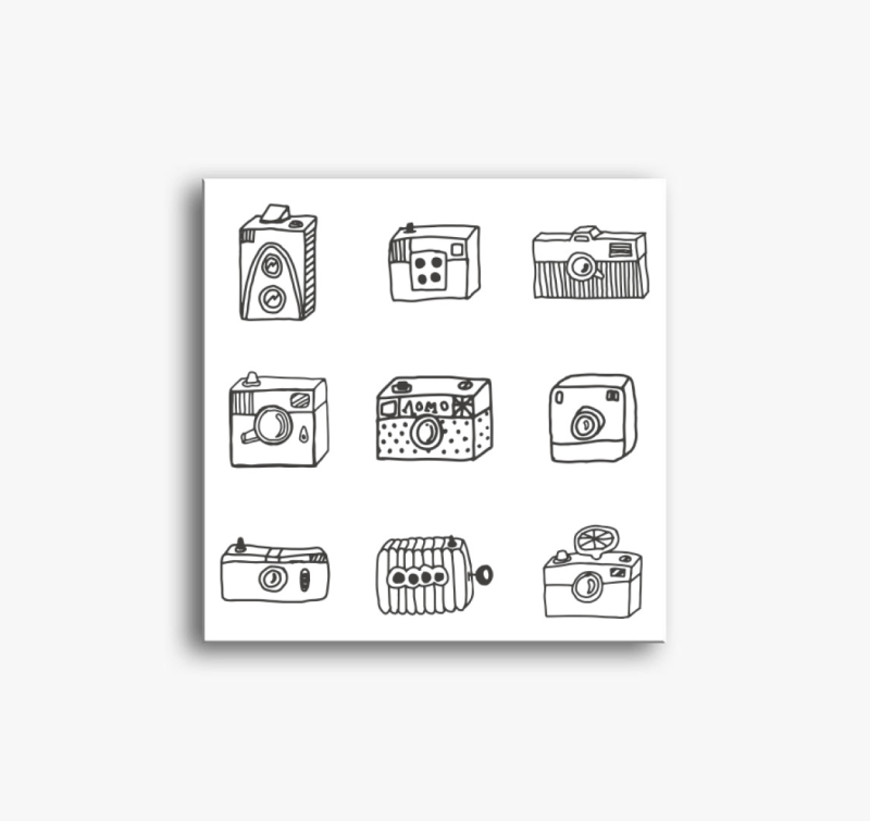 LOMO negatív vászonkép