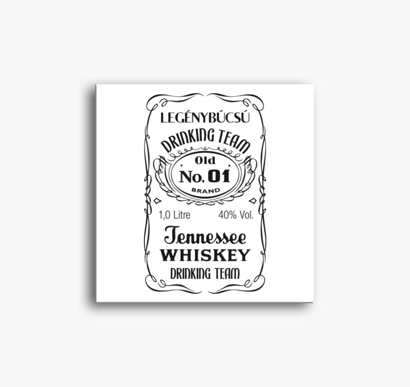 Legénybúcsú drinking team vászonkép (csapatnak)