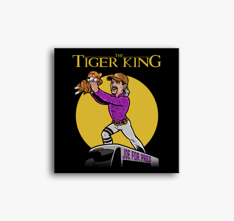 Tigriskirály vászonkép - The Tiger King vászonkép