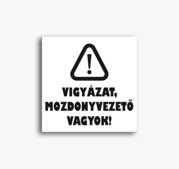Mozdonyvezető vagyok...