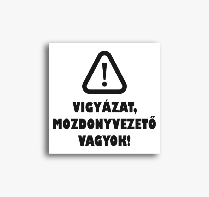Mozdonyvezető vagyok vászonkép