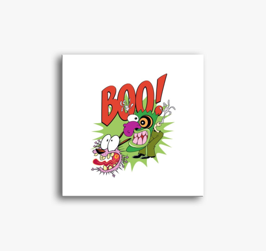 Bátor, a gyáva kutya vászonkép...