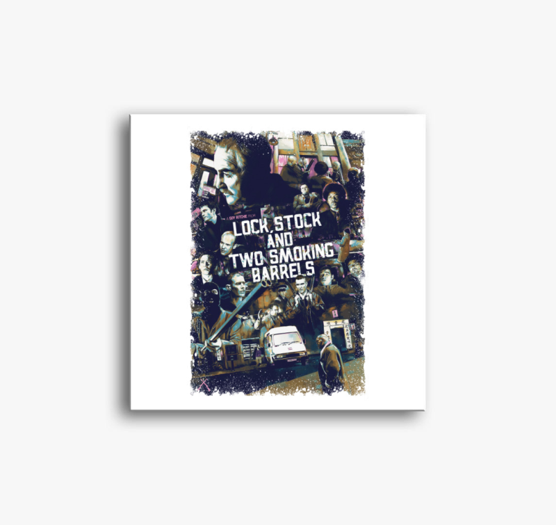 A ravasz, az agy és két füstölgő puskacső vászonkép