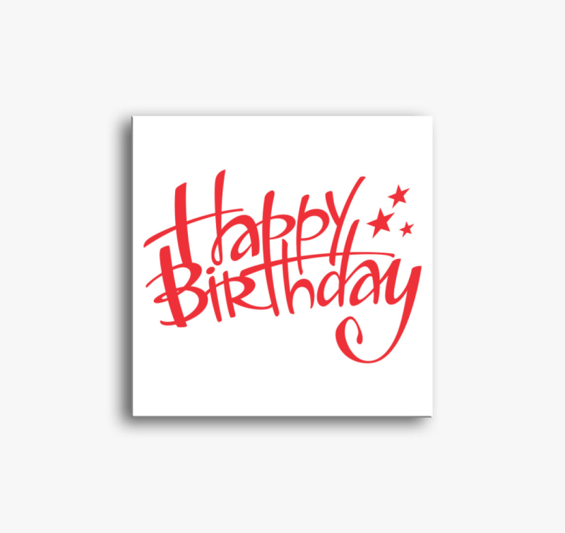 Happy Birthday vászonkép