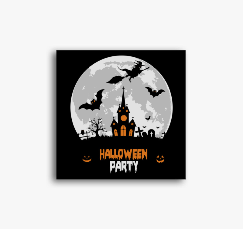 Halloween party vászonkép