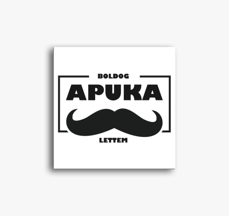 Boldog apuka lettem vászonkép