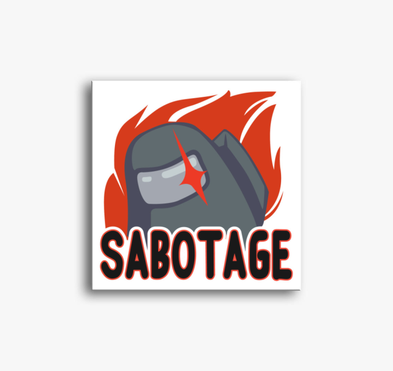 Among Us impostor vászonkép