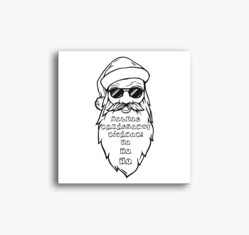 Mikulásos vászonkép