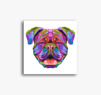 Bulldogos vászonkép 