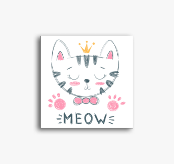 Cicarajz vászonkép