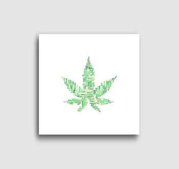 Cannabisos vászonkép