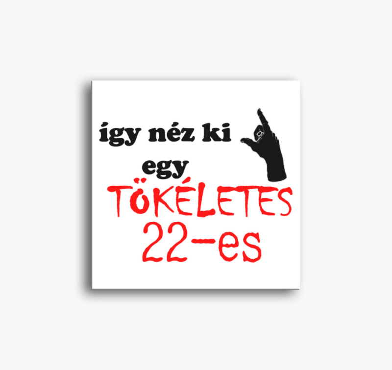 Tökéletes születésnapos vászonkép