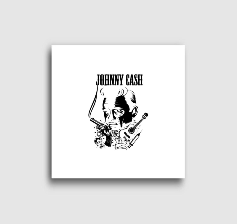 Johnny cash vászonkép