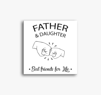 Apa és lánya vászonk