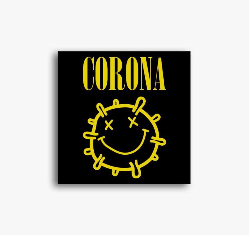 Nirvana-Corona vászonkép