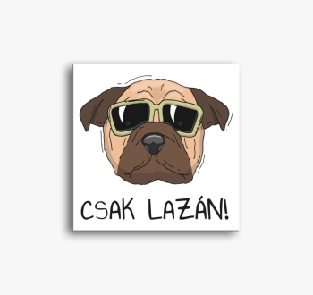 Laza kutya vászonkép