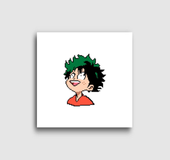 My Hero Academia - Pixel Deku vászonkép