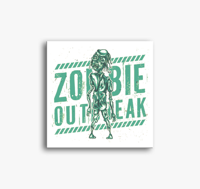 Zombis vászonkép