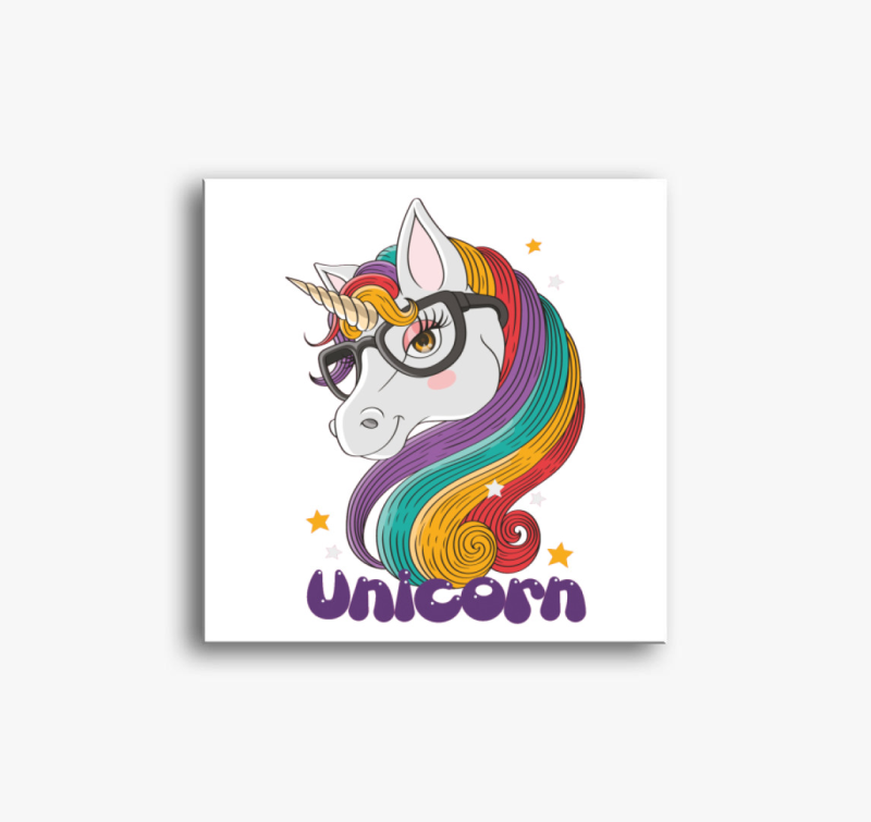Unikornisos vászonkép
