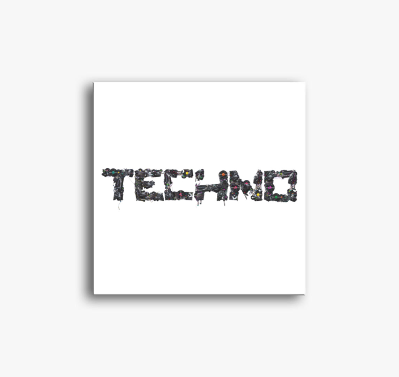 A Techno zene szerelmeseinek vászonkép