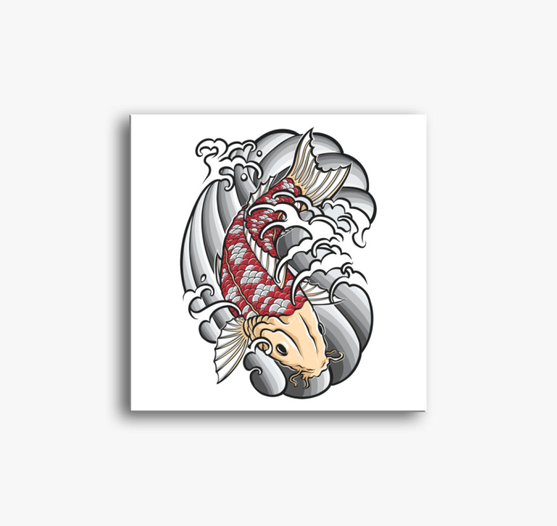 Koi halas 3.0 vászonkép