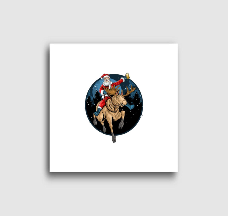 Menő Mikulás vászonkép 