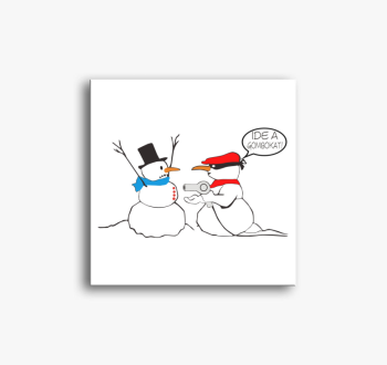 Rabló hóember vászon