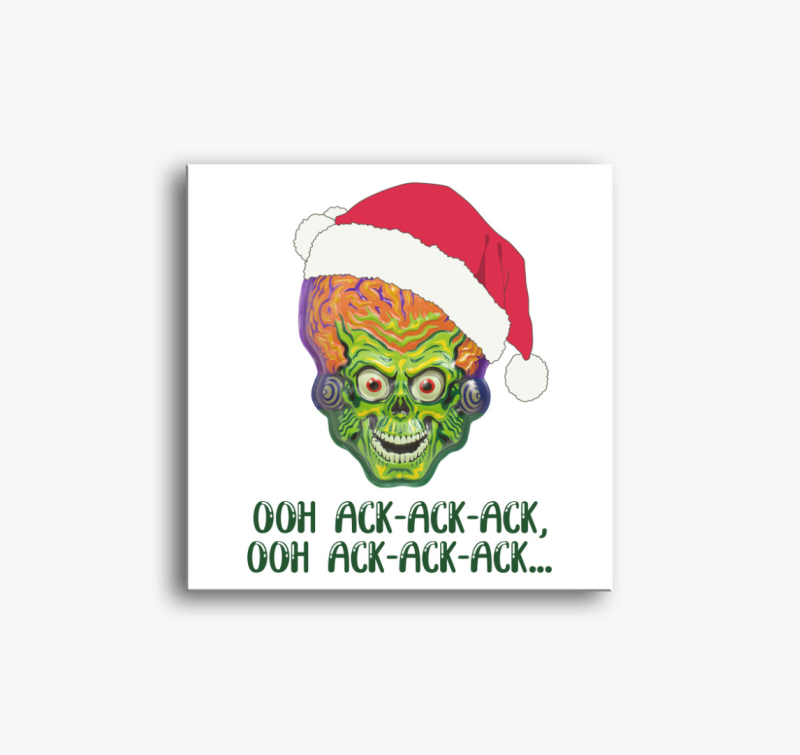 Támad a Mars vászonkép - karácsonyi kiadás 