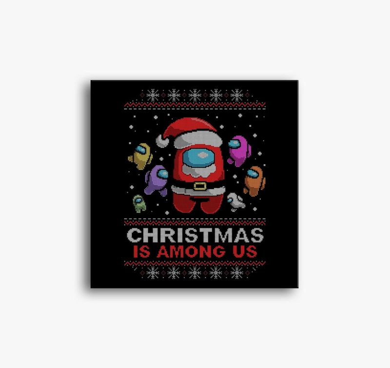 Among Us karácsonyi vászonkép