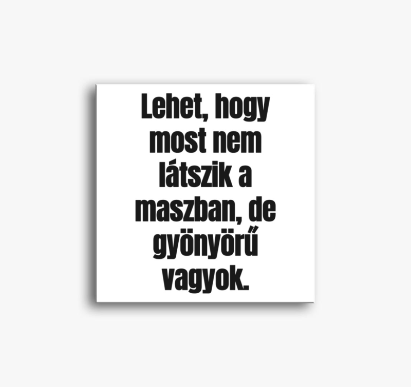 Kredit kapitány maszkos vászonkép női