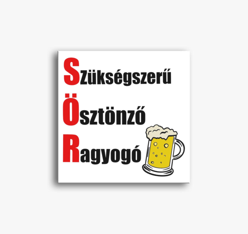 Kredit kapitány sörös vászonképja