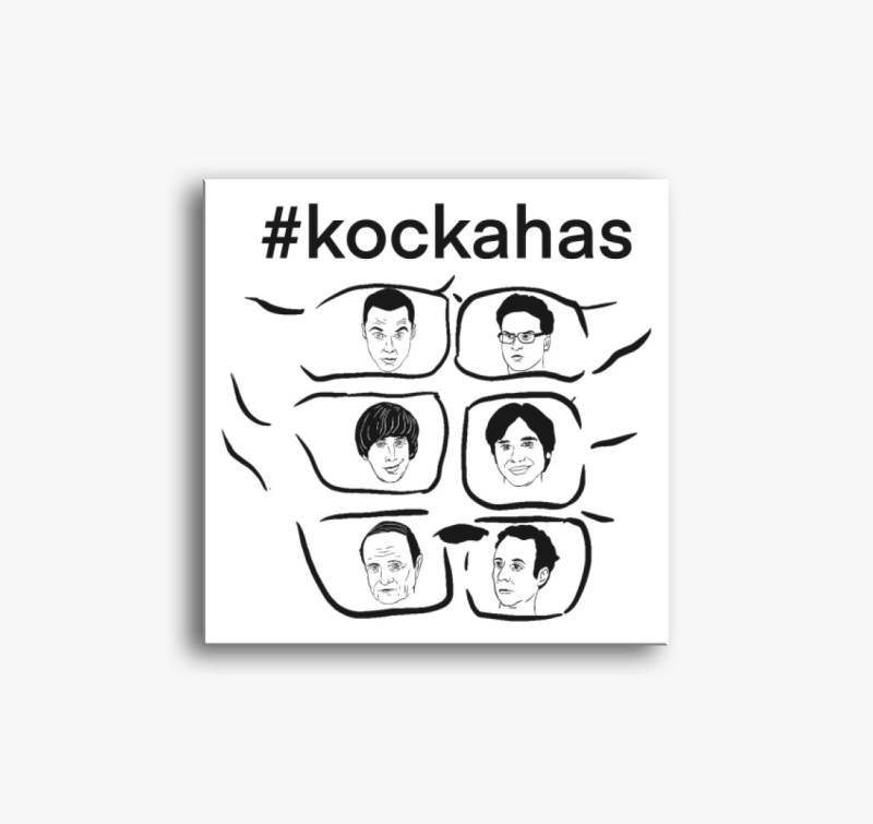 Kredit kapitány kockahas vászonkép