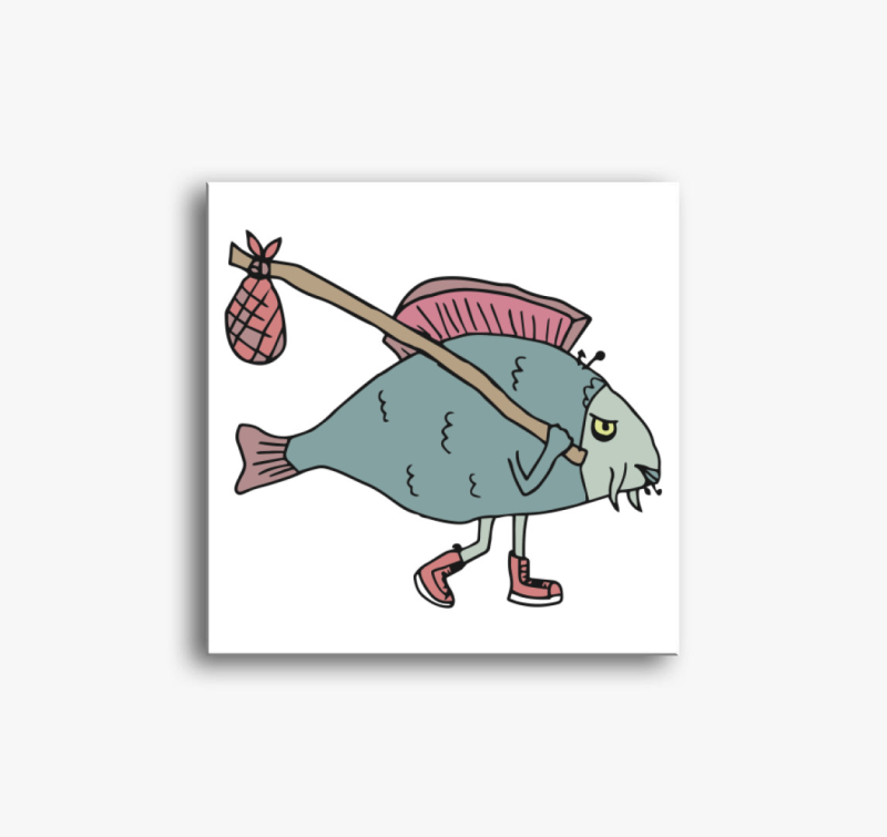 Hobo Ponty vászonkép