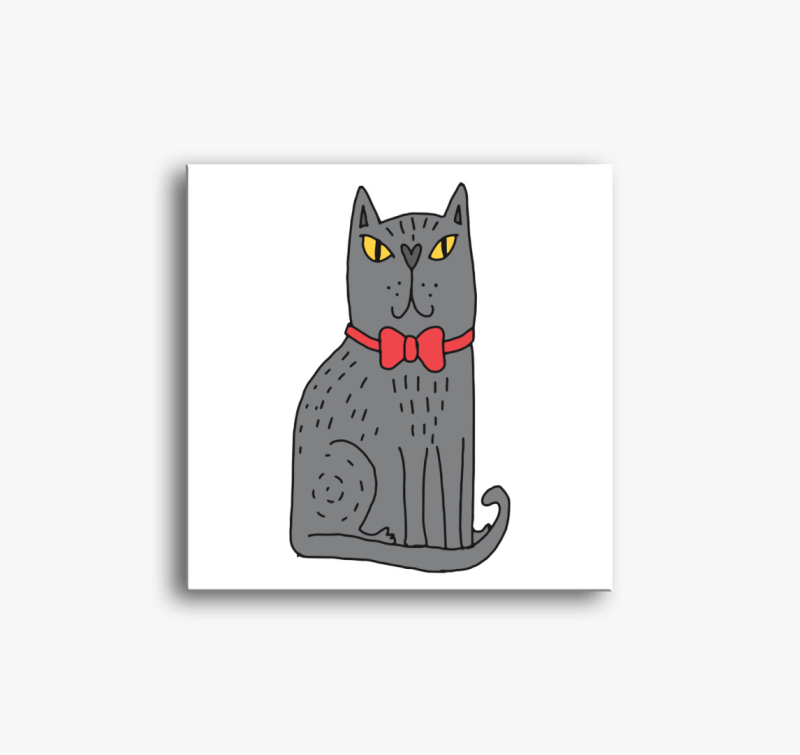 Jólakötturinn vászonkép