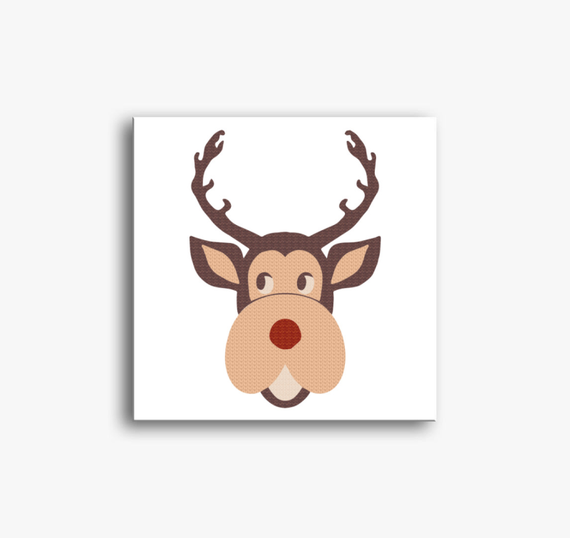 Karácsonyi szarvas vászonkép (Bridget Jones, Mark Darcy)