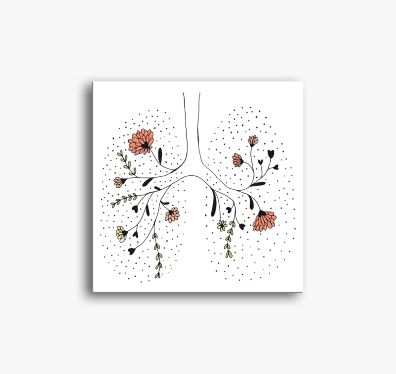 Lélegezz fel! színes vászonkép