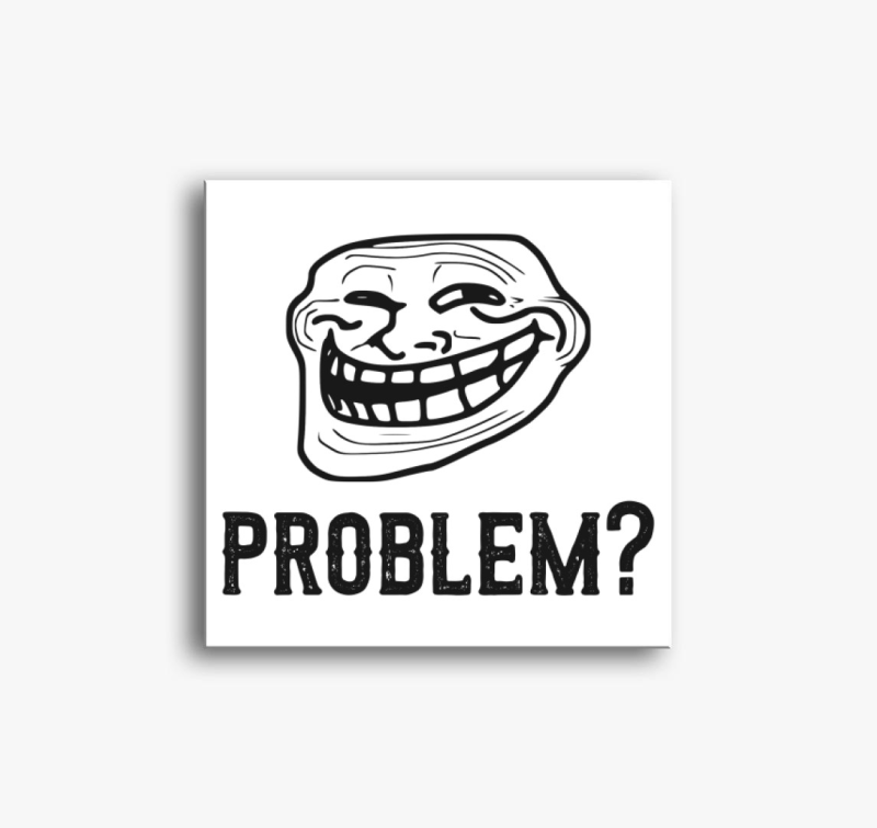 Troll Face vászonkép