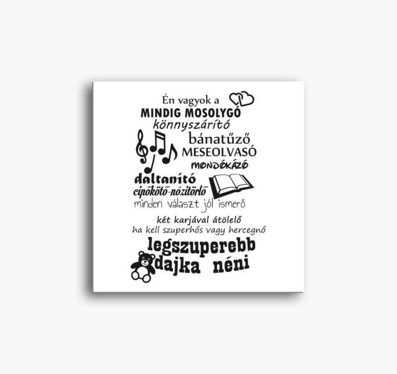 Legszuperebb dajka - Dajka vászonkép