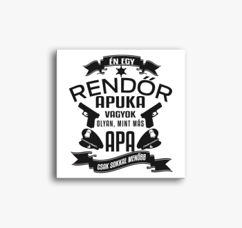 Rendőr apuka vászonk