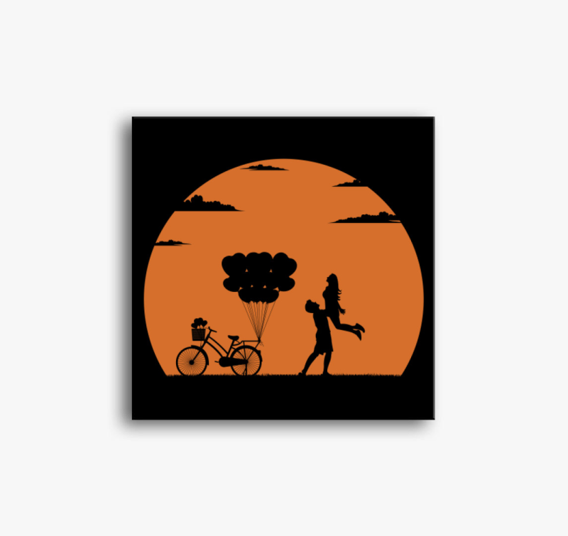 Szerelmespár Valentin napi vászonkép