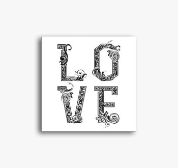 Szerelem feliratú vá...