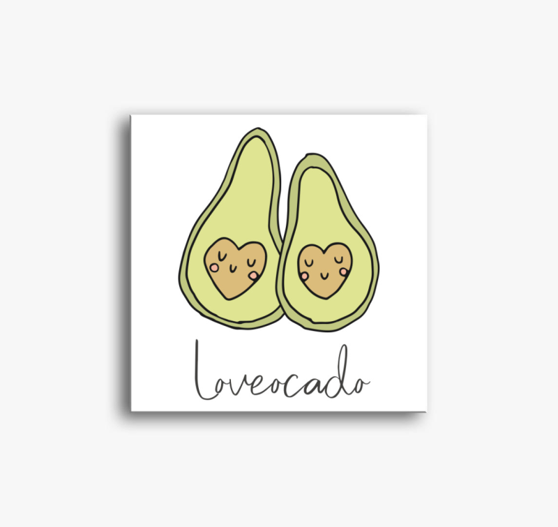 Loveocado vászonkép