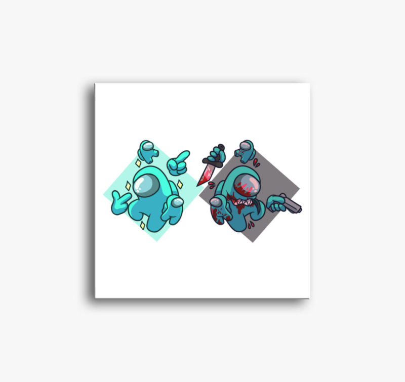 Among Us impostor 2 vászonkép