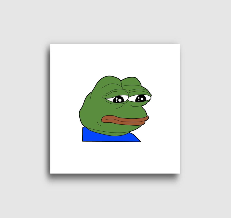 Pepe a Béka vászonkép