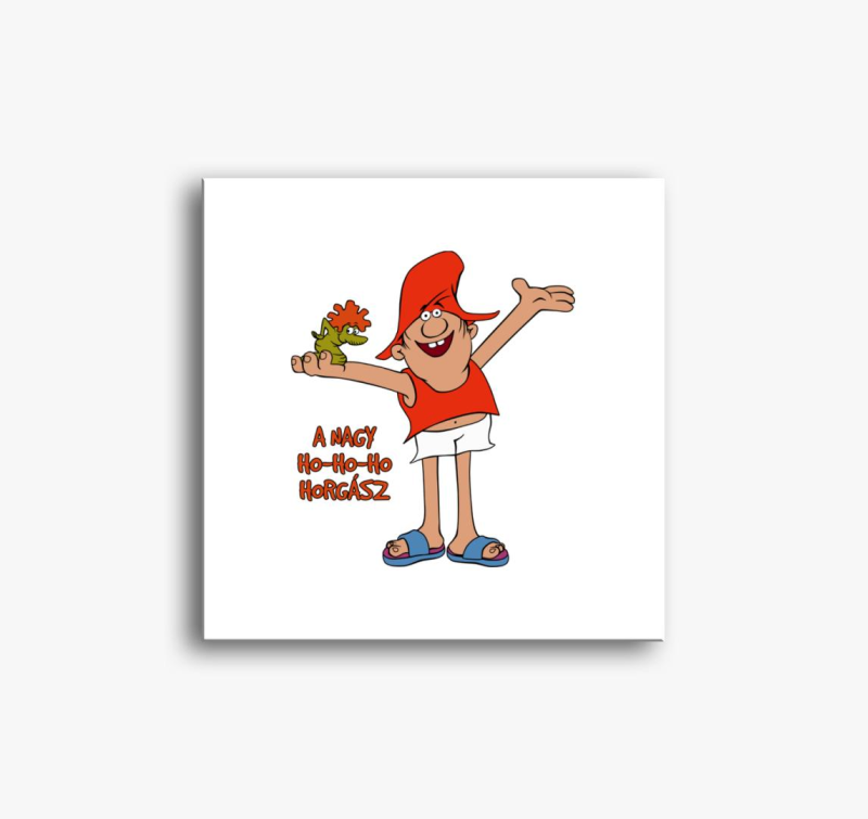 A nagy ho-ho-ho-horgász vászonkép