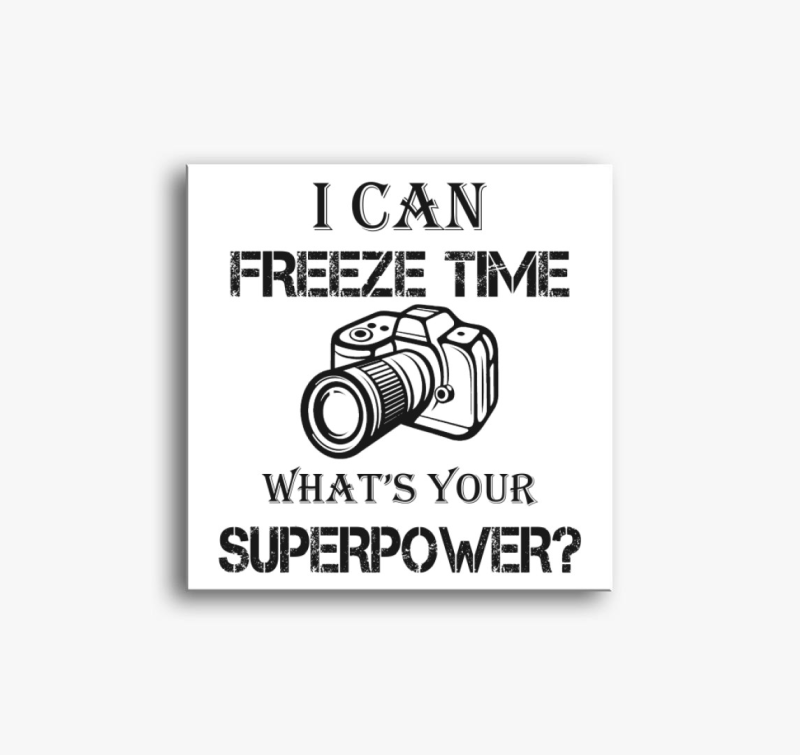 Fotósok szuperképessége vászonkép