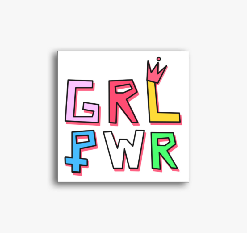 Girl power vászonkép