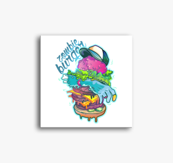 Zombi burger vászonkép