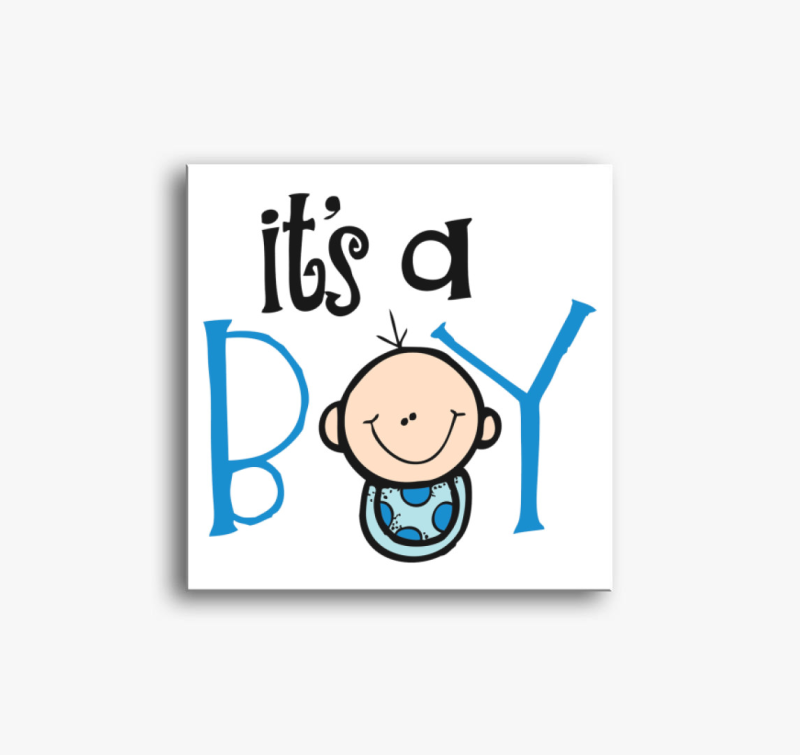 Kisfiam lesz vászonkép